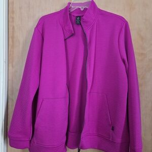 Skechers Women's Bold Pink Bomber Jacket